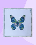 Butterfly Needlepoint Canvas - Hand Painted 18 Mesh Ornament