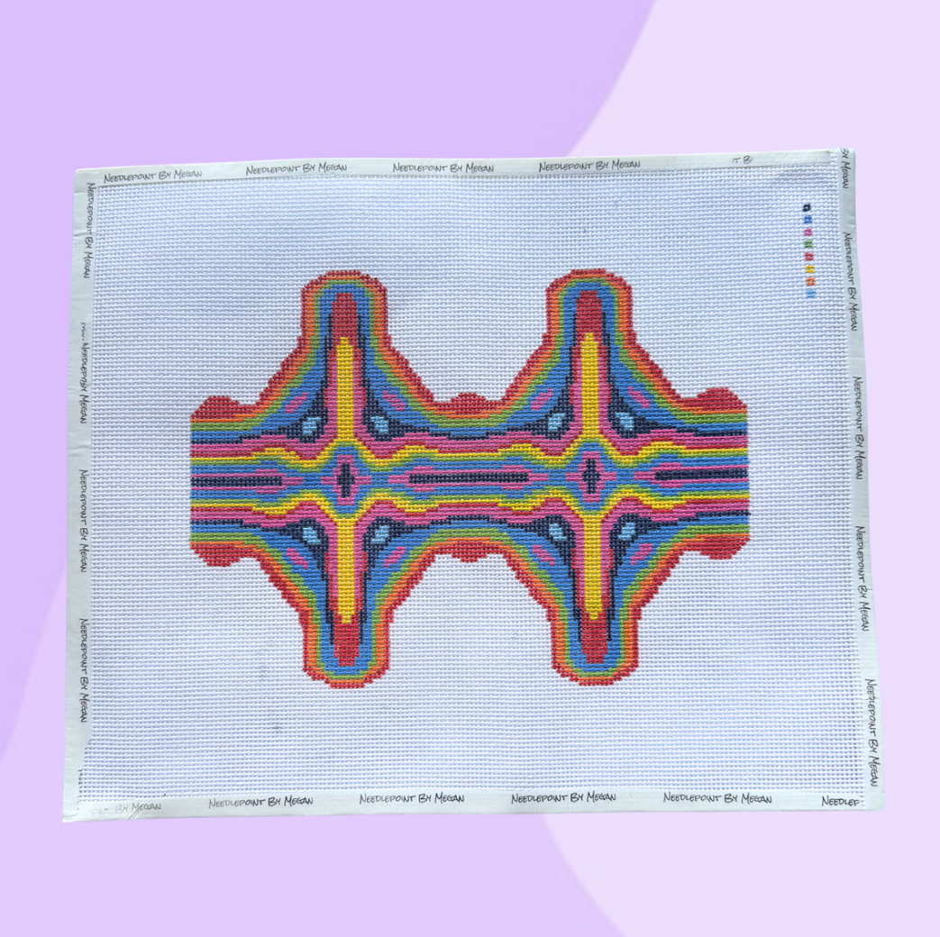 Colorful ink blot