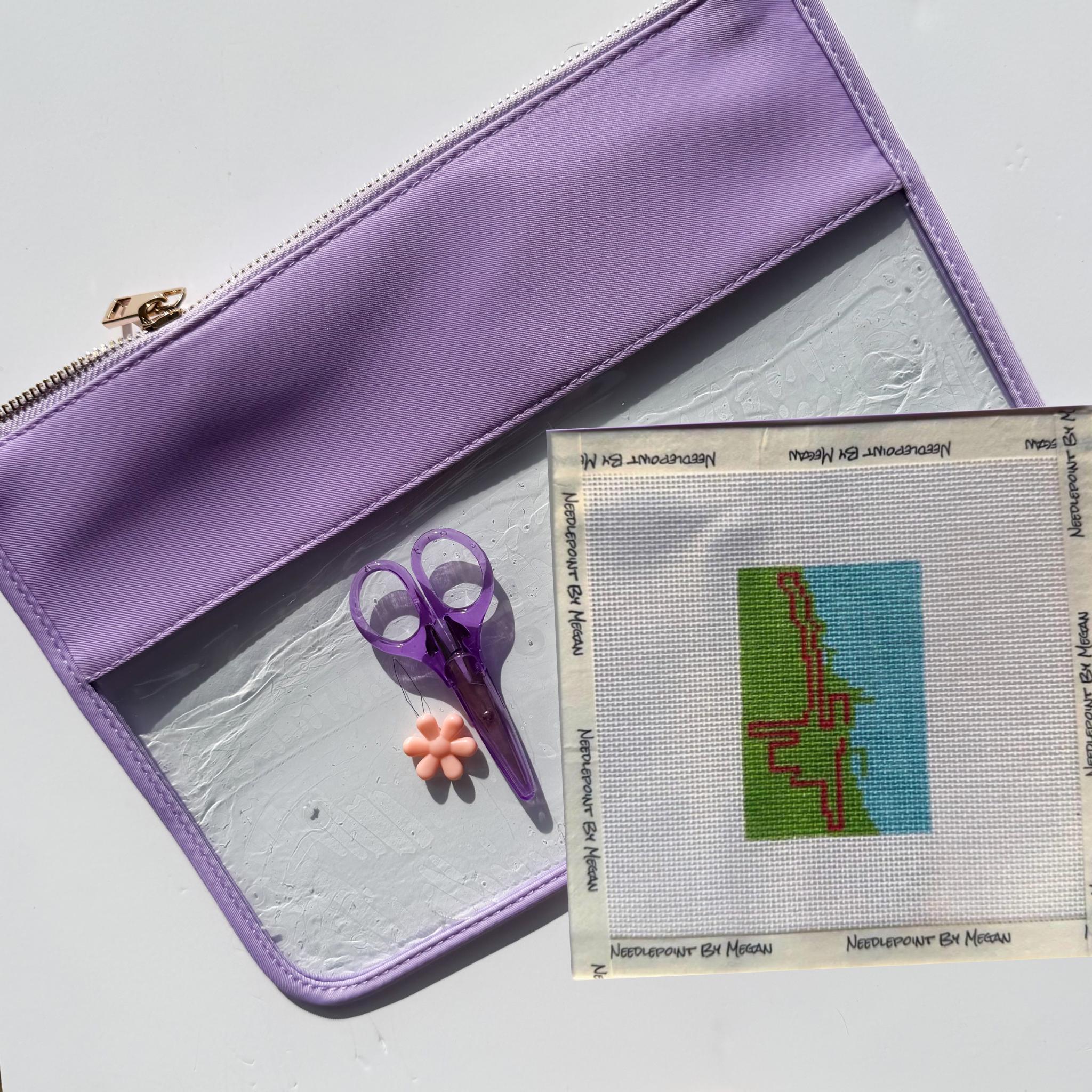 Chicago Marathon hand painted needlepoint canvas 18 mesh 3inch design
